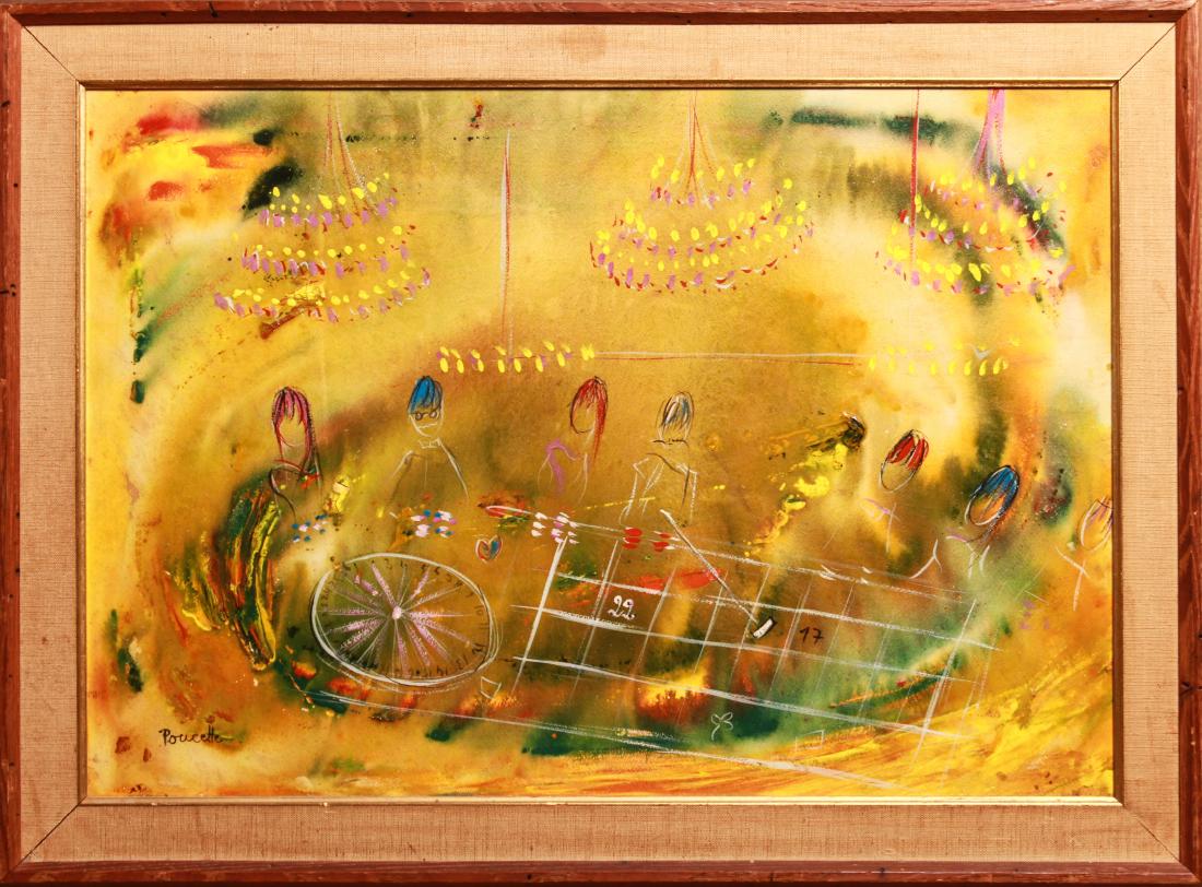 Nicola Ortis Poucette Roulette Players Oil Canvas (1 of 8)