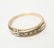 14K Gold 5 Diamonds Engagement Lady's Ring - 5