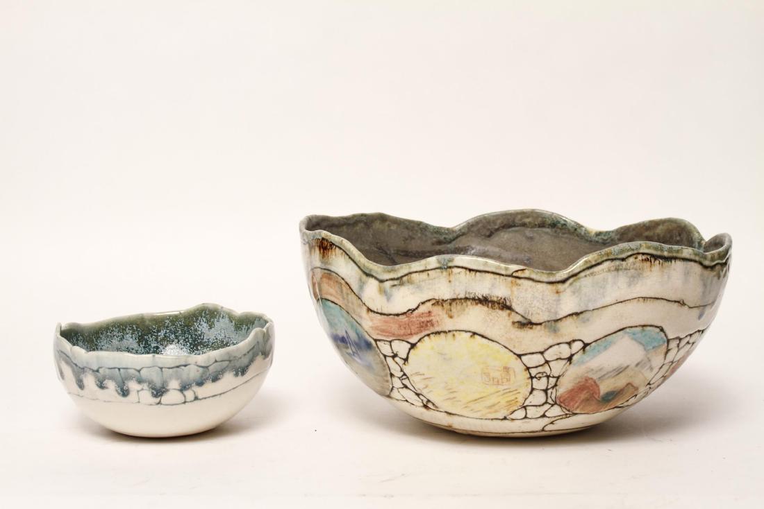 Signed Ruth Grassel Art Pottery Bowls, 2 (1 of 11)