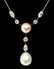 Graff Platinum Total 3cts Diamond & Pearl Necklace