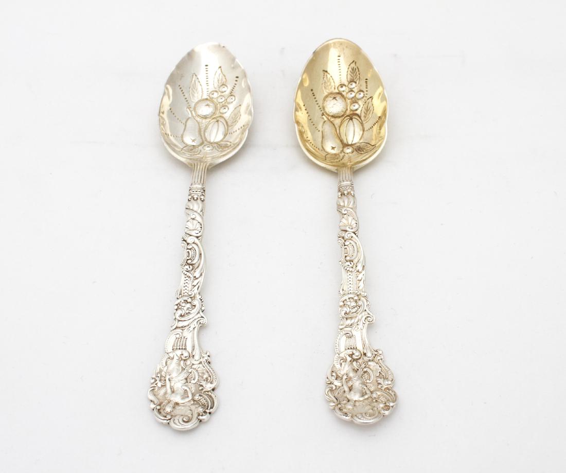 Gorham Silver "Versailles" Berry Spoons, 2 (1 of 10)