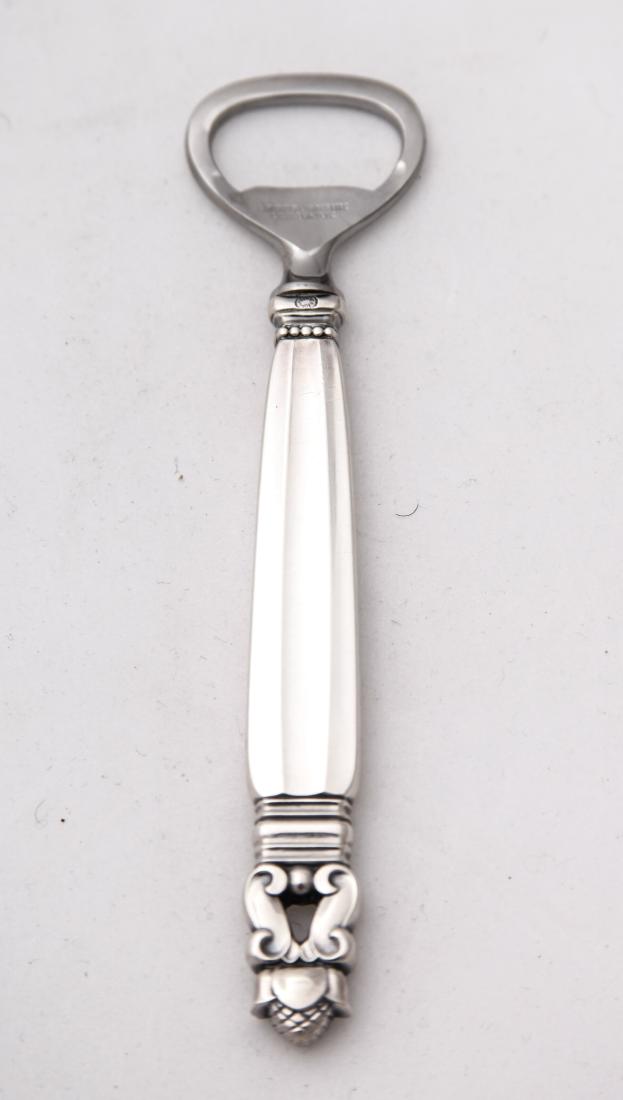 Georg Jensen Silver "Acorn" Bottle Opener (1 of 4)