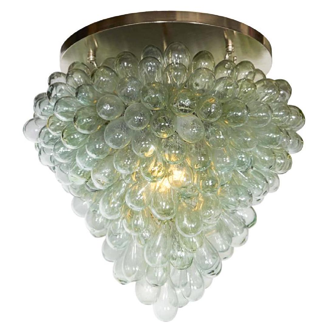 "Grape Cluster" Blown Glass Light Fixture (1 of 4)