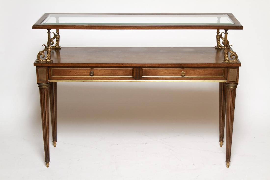 French Sideboard w Glass Top (1 of 11)