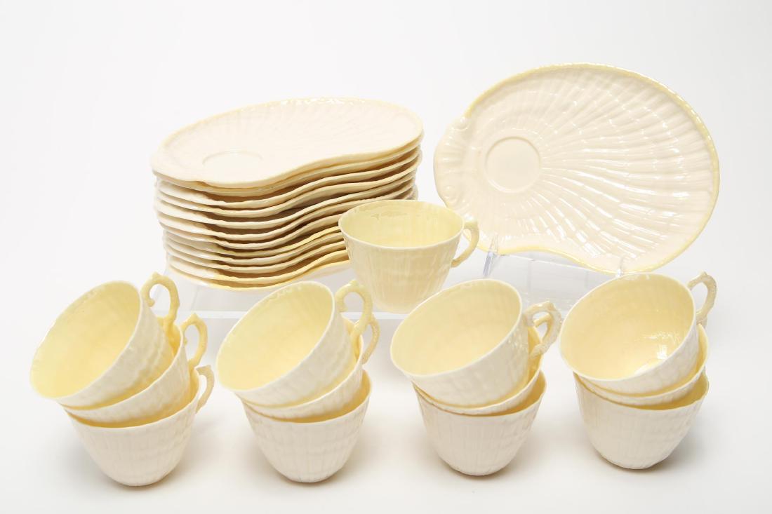 Belleek Irish China "Limpet" Cups & Cake Plates-13 (1 of 7)