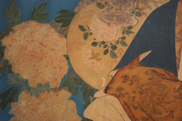 19th C Chinese Painted Portrait of a Beauty - 5