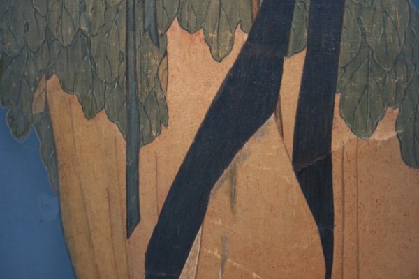 19th C Chinese Painted Portrait of a Beauty - 7