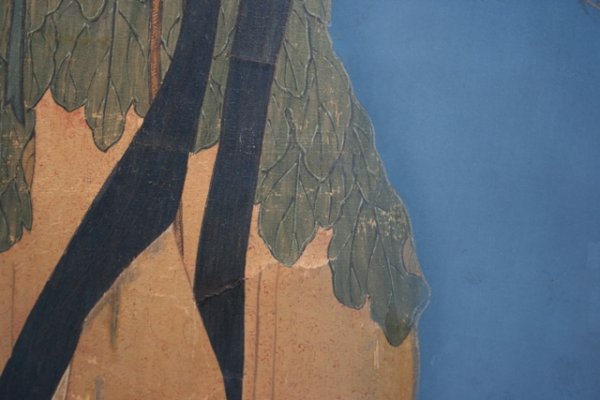 19th C Chinese Painted Portrait of a Beauty - 8