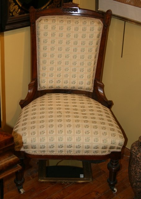 Pair of 19th C Eastlake Style Aesthetic Chairs - 6