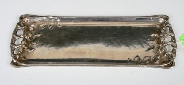 Christofle Silver Plated Art Nouveau Tray c1900