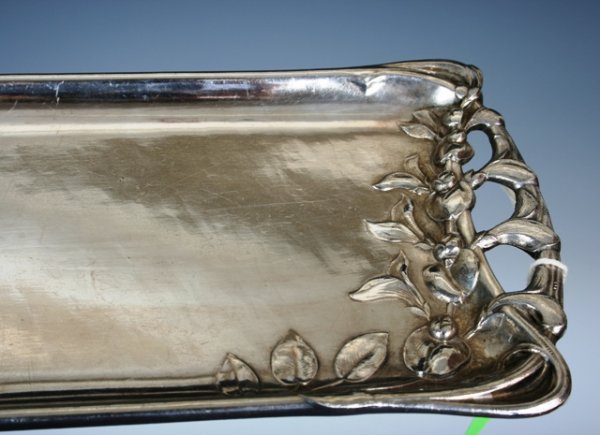 Christofle Silver Plated Art Nouveau Tray c1900 - 4