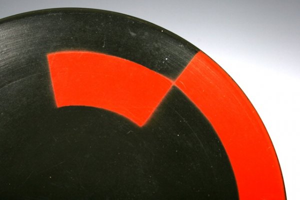 Pair Lissitzky Attr Constructivist Ceramic Plates - 2