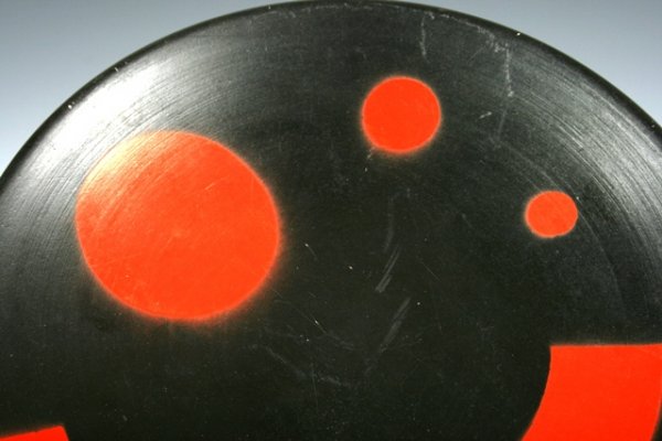 Pair Lissitzky Attr Constructivist Ceramic Plates - 4
