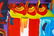 Peter Max "American Flag" Acrylic on Canvas - 9