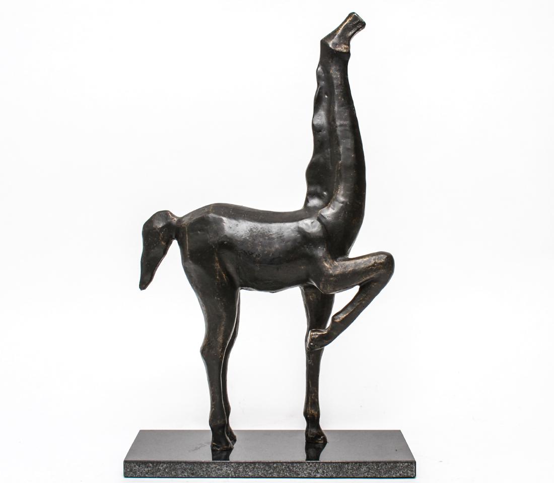 Contemporary Modern Horse Sculpture Bronze (1 of 9)