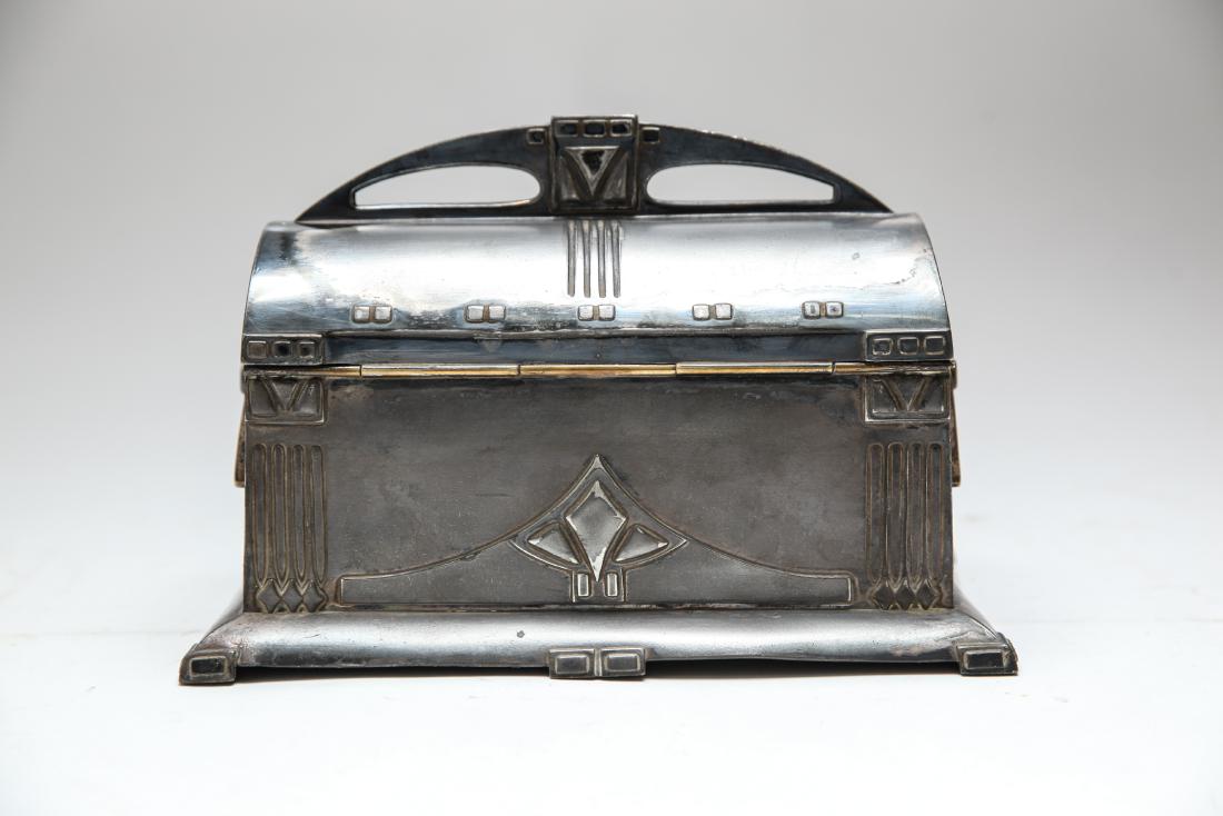 WMF Art Nouveau Brittania Metal Dome Top Jewel Box (1 of 15)