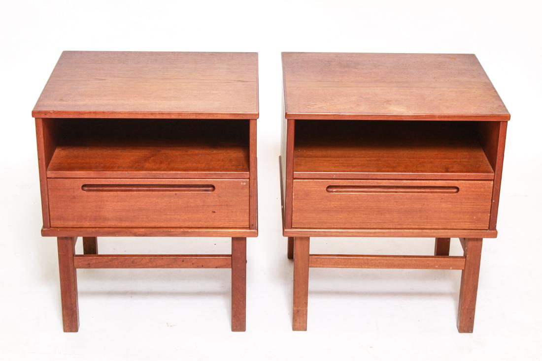 Mobler Danish Mid-Century Modern Side Tables, Pair (1 of 11)