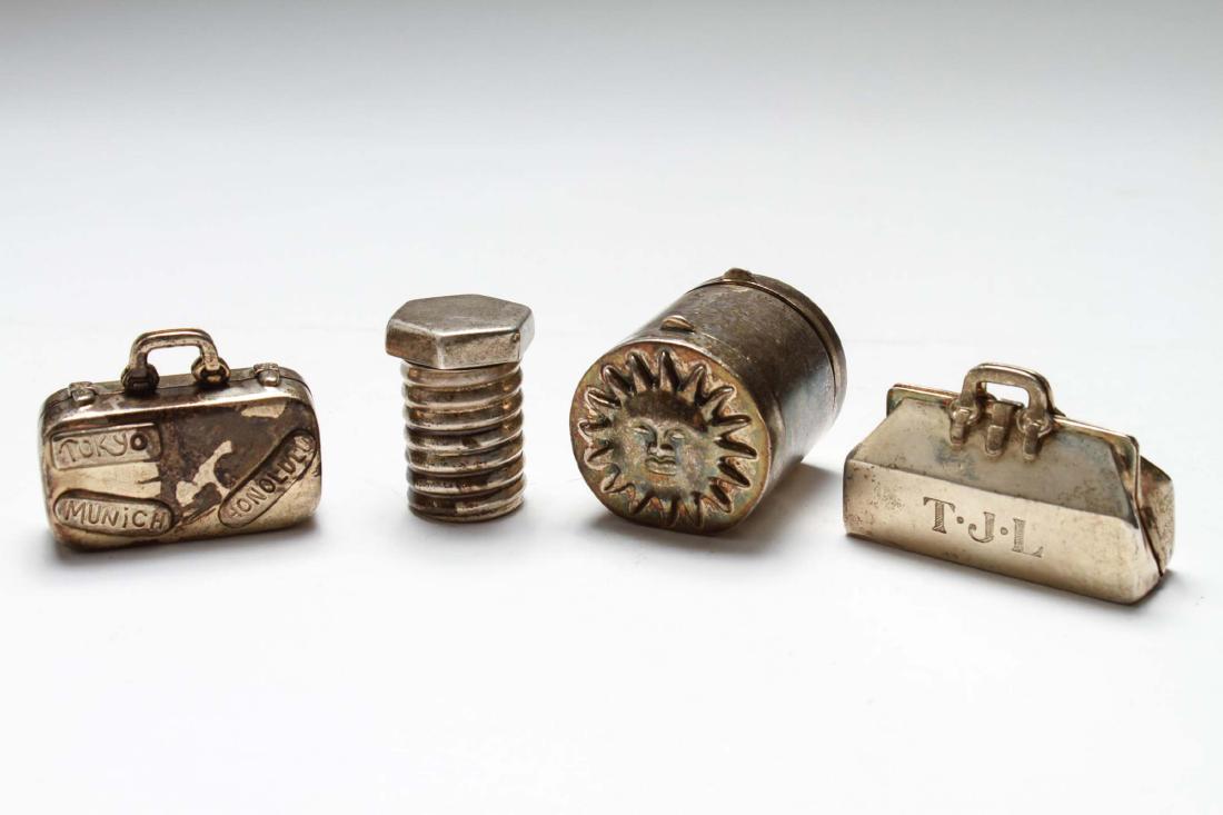 Tiffany & Co Sterling Silver Pill Boxes Group of 4 (1 of 16)