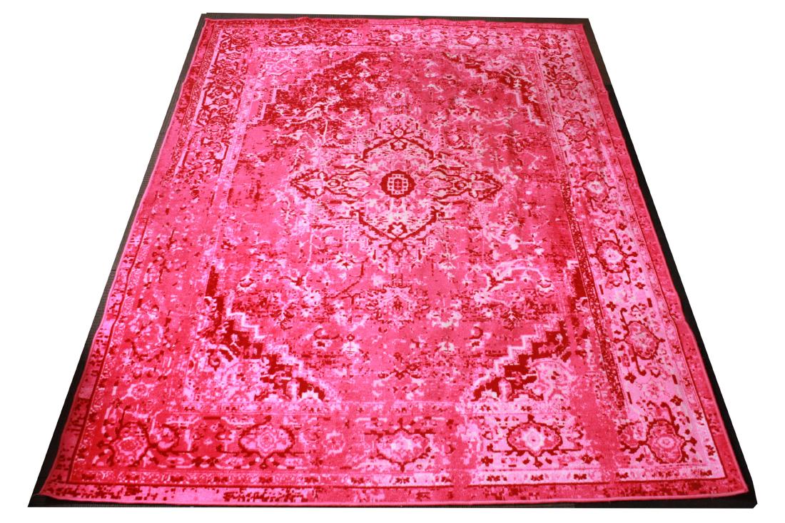 Vintage Reiko Pink Giza Nuloom Carpet, 8' x 10' (1 of 8)