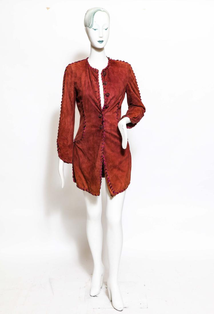 Emanuel Ungaro Parallele Couture Suede Jacket (1 of 20)
