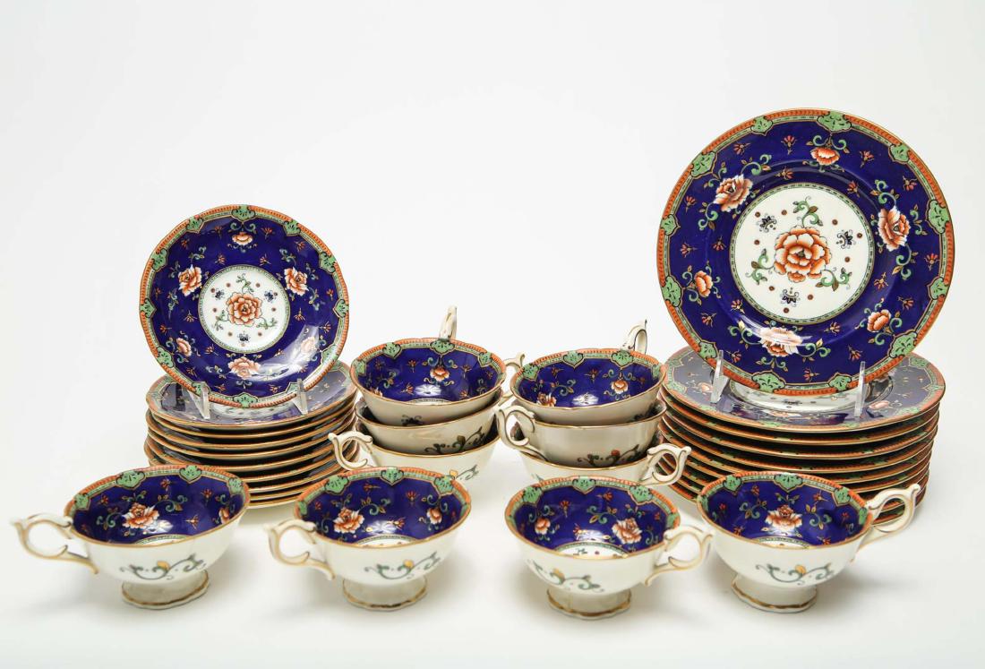 Coalport English China Dessert Service, 30 Pcs (1 of 12)