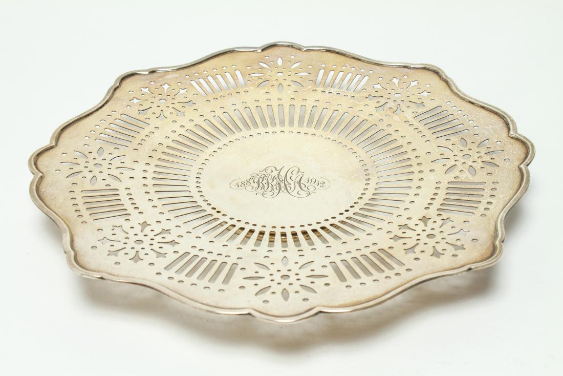 Gorham Sterling Silver Pierced Shaped Tray (1 of 5)