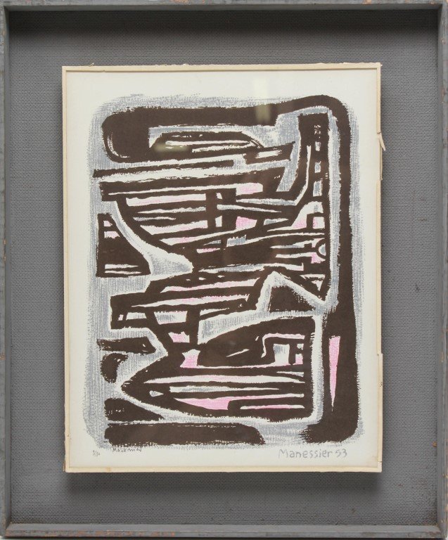 Alfred Manessier "Movement" Lithograph (1 of 5)