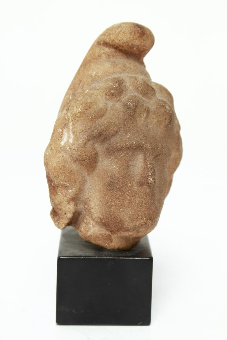 Hellenistic Carved Stone Head, Antique (1 of 5)