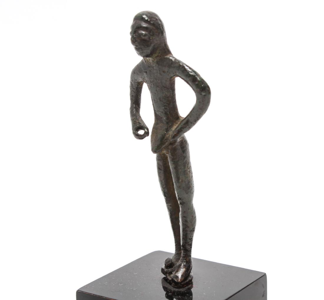 Etruscan Manner Kouros Bronze Sculpture (1 of 10)