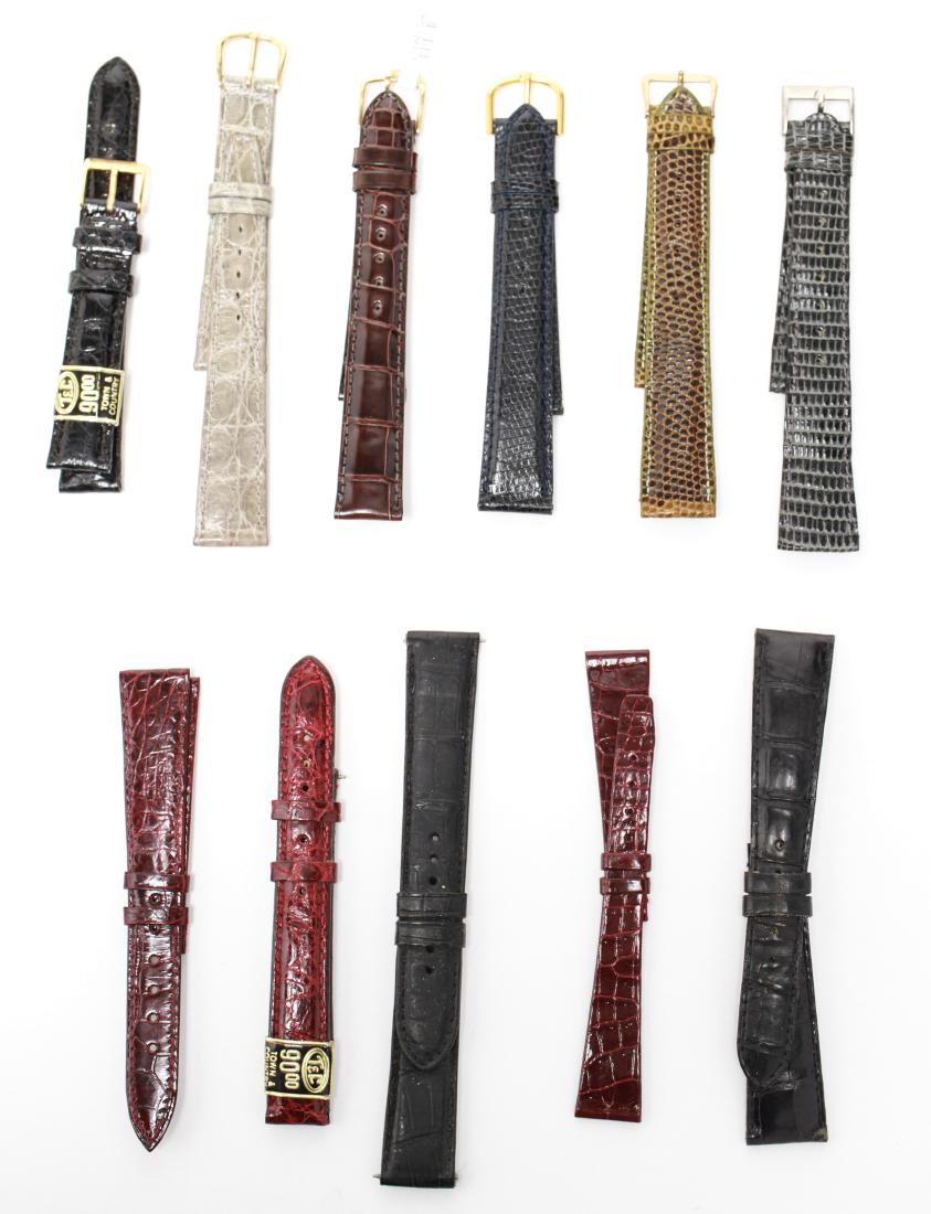 Alligator Crocodile Lizard Watch Bands Group of 11 (1 of 6)