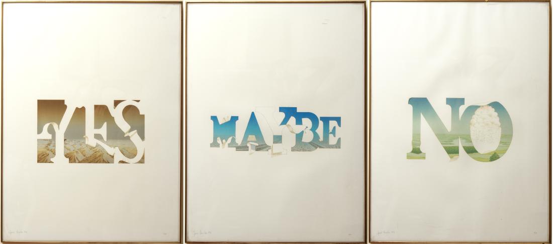 James Boynton YES NO MAYBE Lithographs Group of 3 (1 of 17)