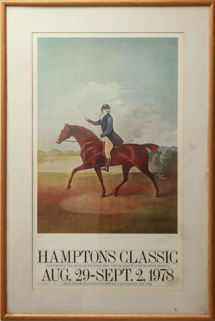 Paul Davis "Hampton Classic" Horse Show Lithograph (1 of 6)