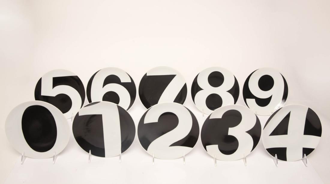 Georg Jensen Collection Number Porcelain Plates 10 (1 of 4)