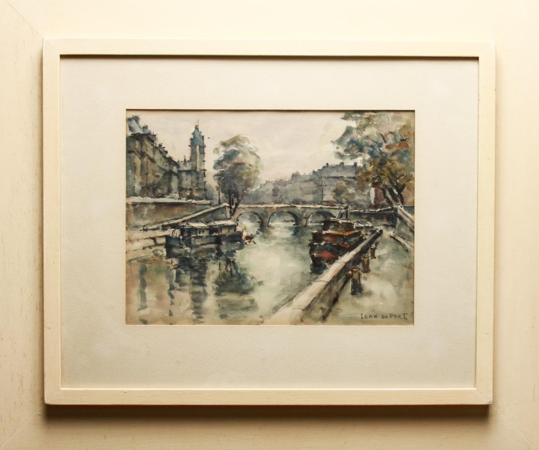 Jean Du Port Watercolor, Pont Neuf, Paris (1 of 6)