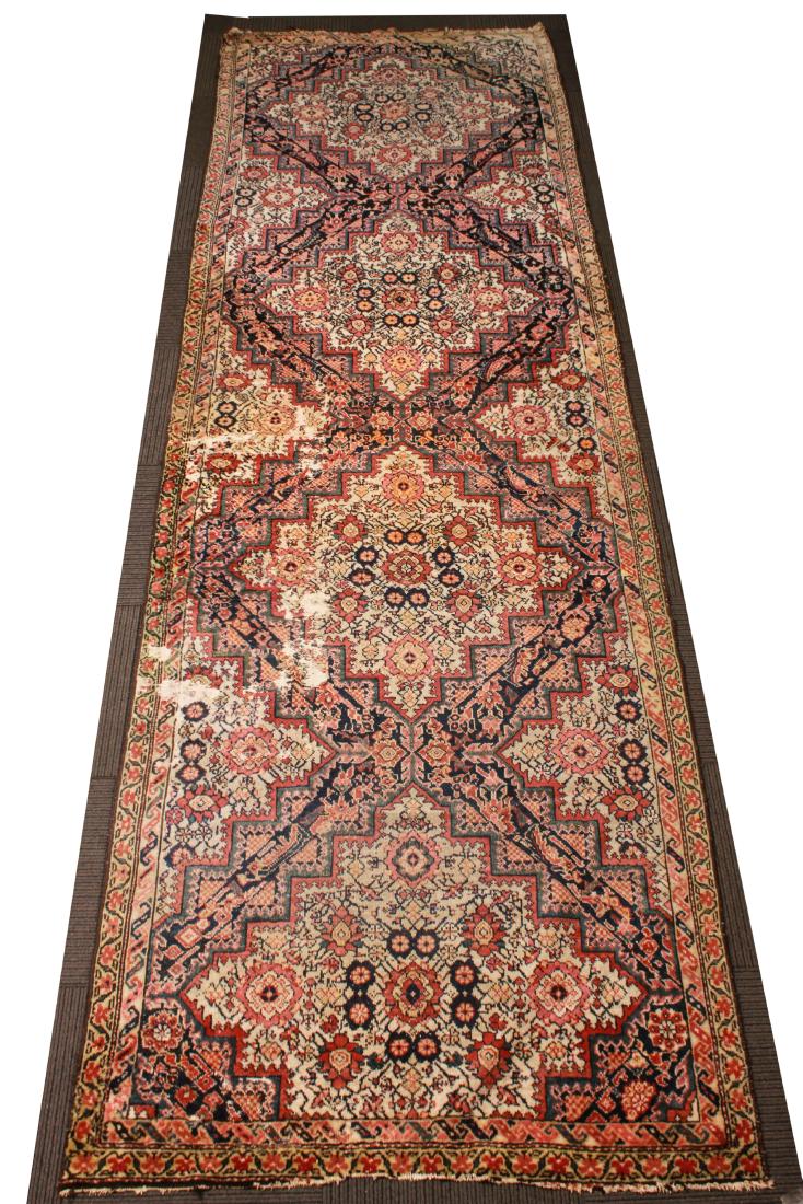 Turkish Wool Carpet Runner, 4' 1" x 13' 5" (1 of 6)