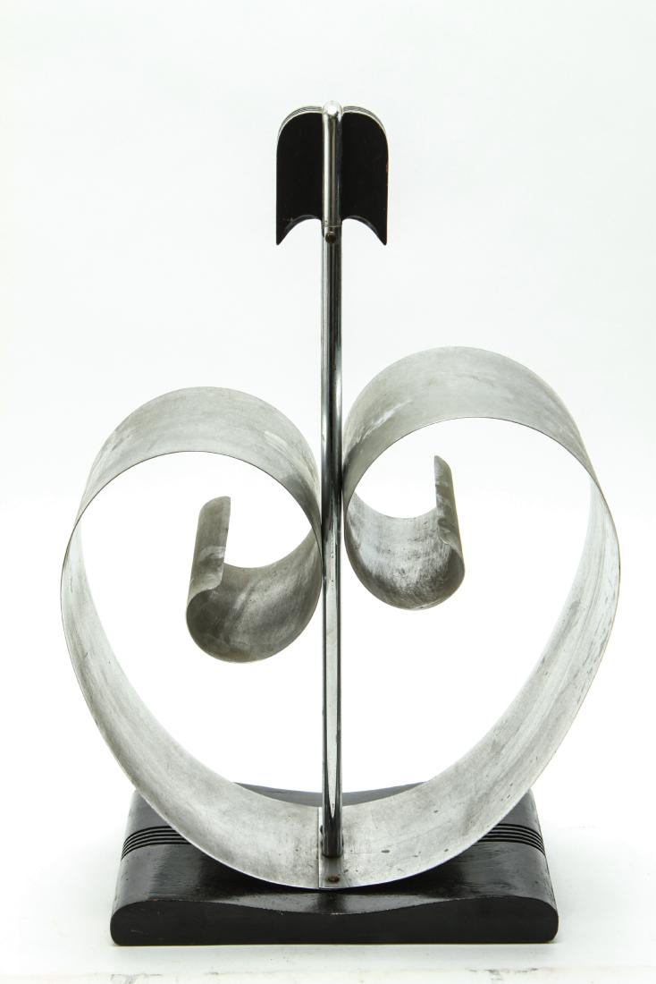 Fred Farr Manner Art Deco Chrome Magazine Holder (1 of 5)