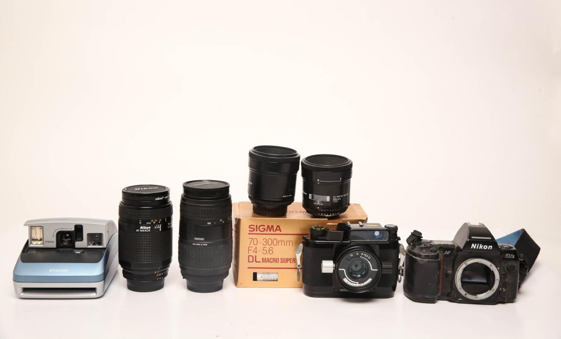 Vintage Cameras & Lenses, Group of 7 (1 of 15)