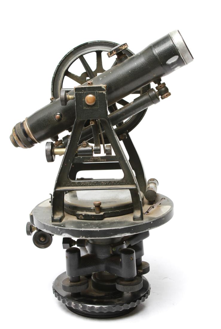 W. & L. E. Gurley Troy NY Metal Sextant Astrolabe (1 of 8)