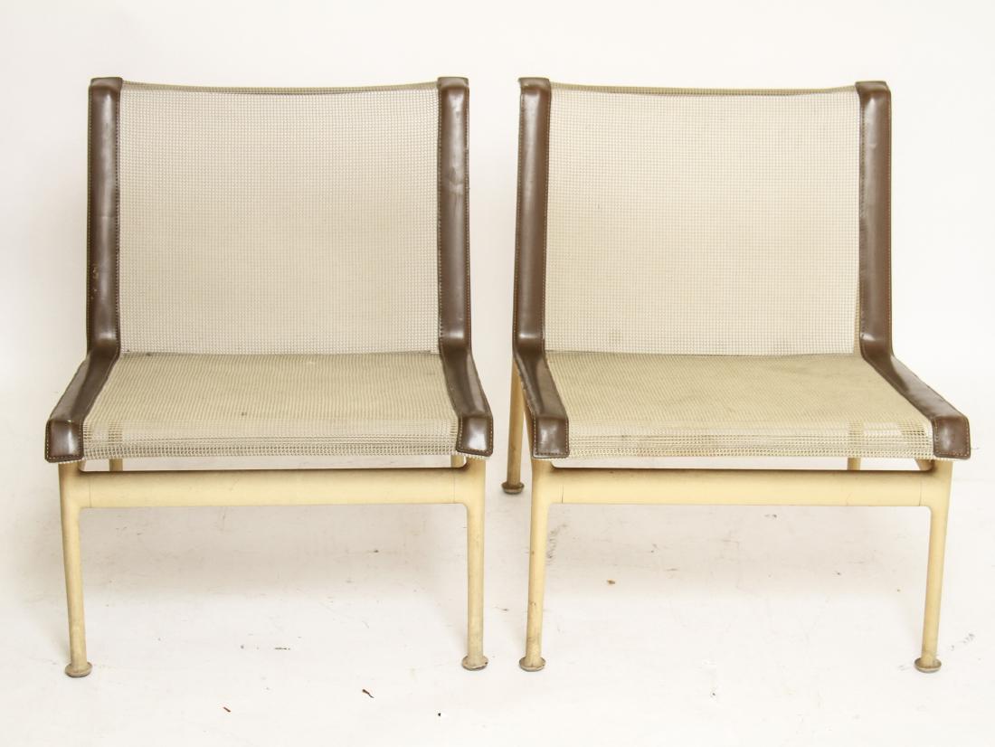 Richard Schultz Knoll Iron & Mesh Chairs, Pair (1 of 4)