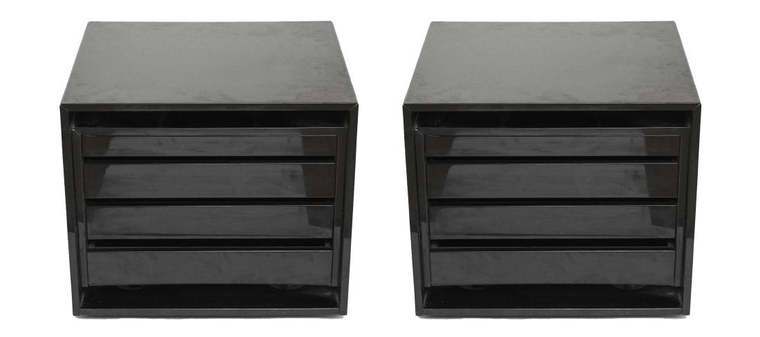 Simon Italy Mid-Century Flat File Cabinets, Pair (1 of 9)