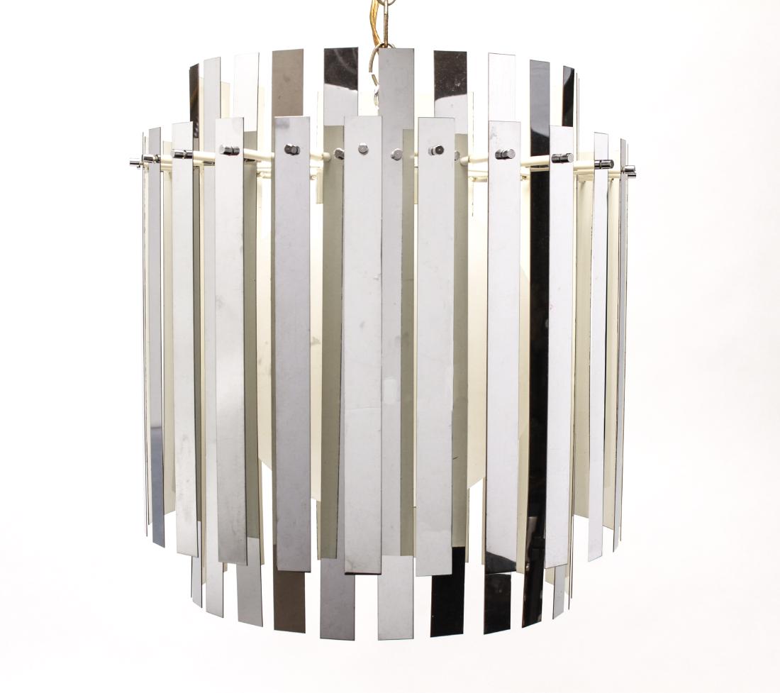 Mid-Century Modern Chrome Chandelier (1 of 7)