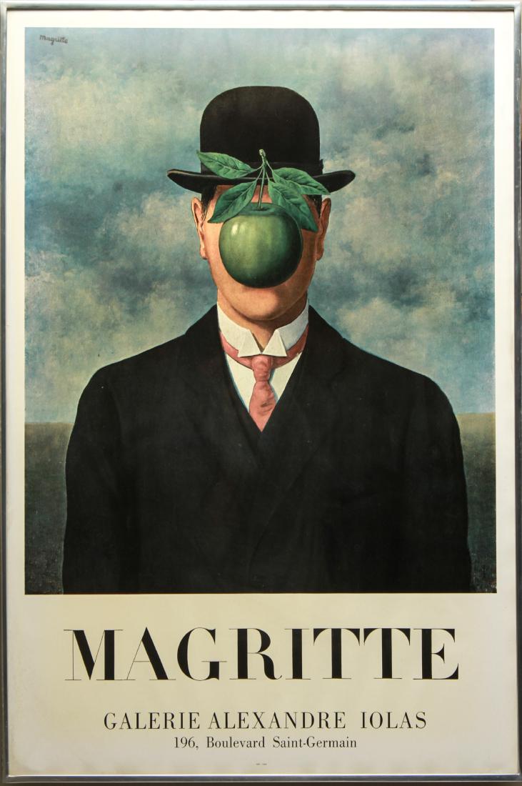 Magritte Galerie Alexandre Iolas Color Lithograph (1 of 3)