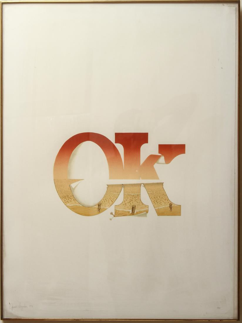 James Boynton "OK" Lithograph (1 of 5)