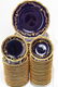 Bavaria Waldershof Cobalt & Gilt Dinner Svc 174 Pc - 3