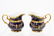 Bavaria Waldershof Cobalt & Gilt Dinner Svc 174 Pc - 4