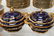 Bavaria Waldershof Cobalt & Gilt Dinner Svc 174 Pc - 9