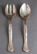 Rare Bulgari Eccentrica Silver Salad Servers Pair