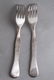 Rare Bulgari Eccentrica Silver Serving Forks, Pair - 2