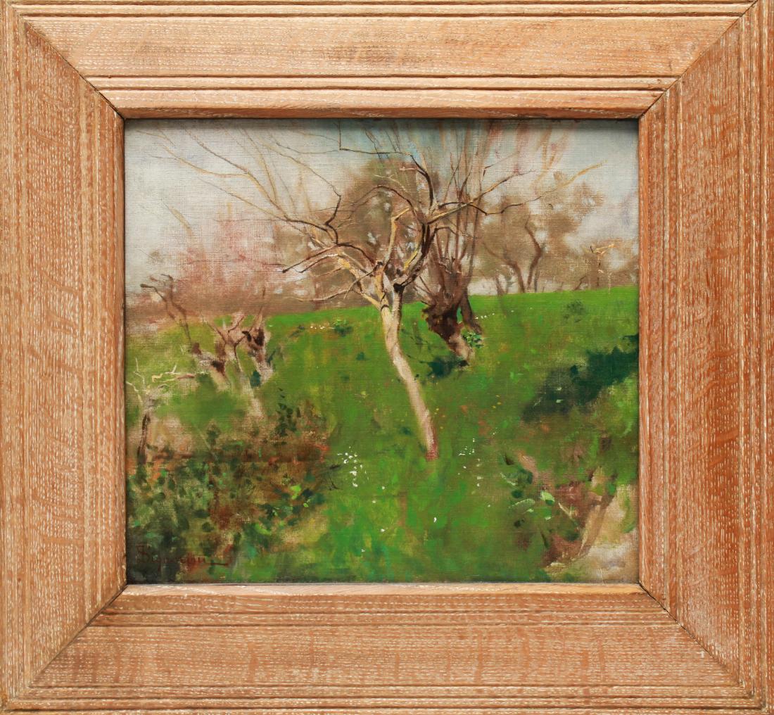 Telemaco Signorini "Tuscan Landscape - Italy" Oil (1 of 7)