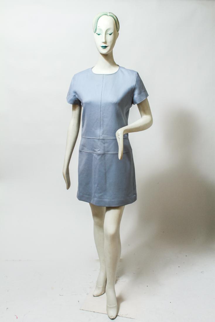 Courreges Ladies' Couture Sky Blue Dress c. 1980 (1 of 5)